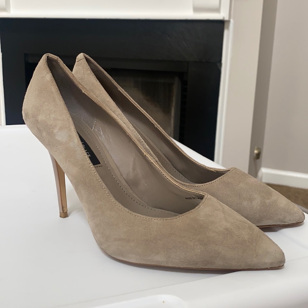 Suede heels